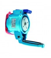 DS1 Розетка 250V 30A IP55 фазы- 1P+N+E