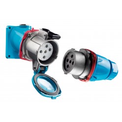 DN1 Вилка 24V 30A IP54 фазы- 3P+N+E