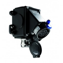 PXN12C Розетка 220V 10A IP65/66 фазы- 11C+E