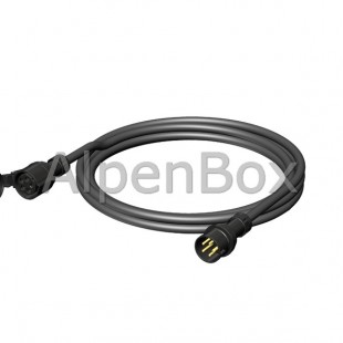 Удлинитель вилка 16A/5P - розетка 16A/5P, IP44, кабель гибкий H07RN-F 5G2.5 25м.black арт. 8970034 Alpenbox