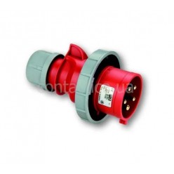 Вилка кабельна с фазоинвертором 16A 5P 6h IPX7