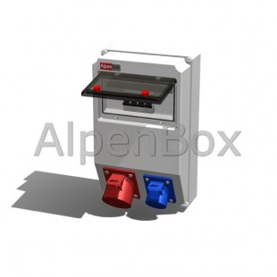 Розподільний електрощит настінний, арт. 0020005 Alpenbox