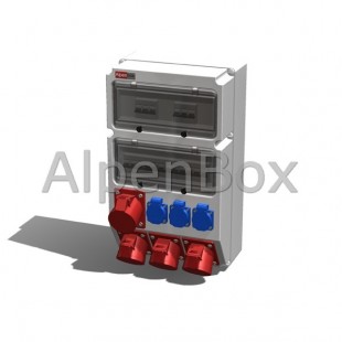 Розподільний електрощит настінний, арт. 0050008 Alpenbox