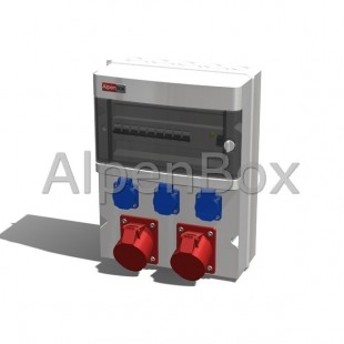 Розподільний електрощит настінний, арт. 0090032 Alpenbox