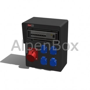 Розподільний електрощит настінний, арт. 0240002 Alpenbox
