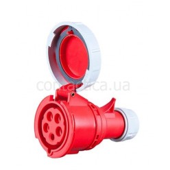 Розетка кабельна 32A 5p 6h IPX7