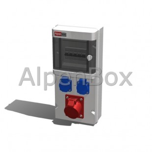 Розподільний електрощит настінний, арт. 0070002 Alpenbox