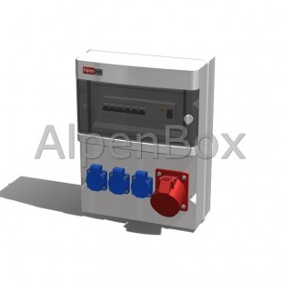 Розподільний електрощит настінний, арт. 0090009 Alpenbox