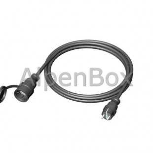 Удлинитель Schuko-Schuko, IP44 кабель гибкий H07RN-F 3G2.5 15м. арт. 8950009 Alpenbox
