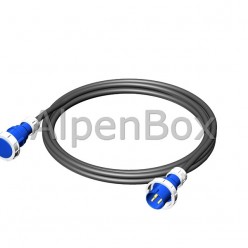 Удлинитель вилка 16A/3P - розетка 16A/3P, IP67, кабель гибкий H07RN-F 3G1.5 15м. арт. 8960023