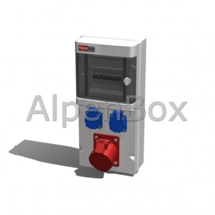 Розподільний електрощит настінний, арт. 0070003 Alpenbox