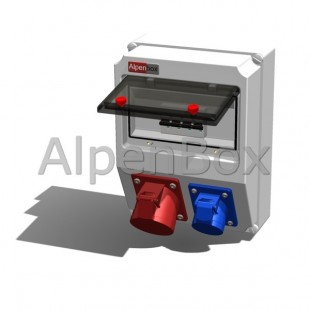 Розподільний електрощит настінний, арт. 0010021 Alpenbox