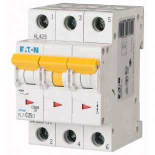 Автоматический предохранитель Eaton PL7-C25/3 Eaton (Moeller)