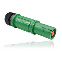 Розетка кабельна 400А E с каб.вводом d=19-28 мм² зеленая