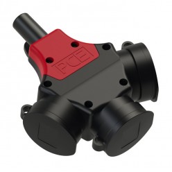 Тройник из твердой резины IP44 арт. 25311-s