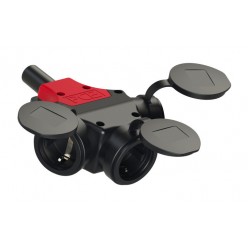 Тройник из твердой резины IP44 арт. 25311-s