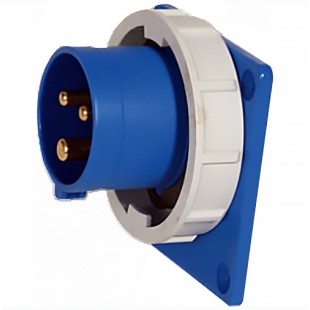 Вилка прямой установки 16A 3p 6h IP67 PC Electric