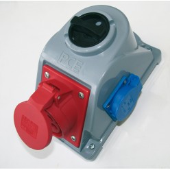 Розетка настенная комбинир. Combopol 16/4 0-I mit 2 SSD