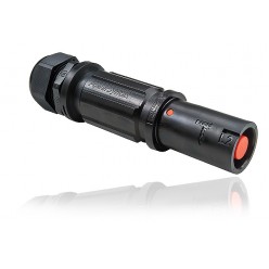 Розетка кабельна 400А L2 с каб.вводом d=22-32 мм² чорна