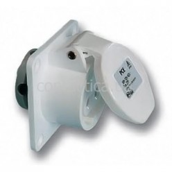 Розетка врезная арт.362f8; 16A IP44