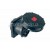 Розетка фланцева чорна125A 5p 6h PC Electric