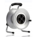 Кабельный барабан металлический на 4 schuko +термопр. IP20 (HEDI)