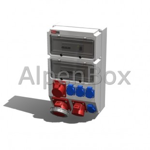 Розподільний електрощит настінний, арт. 0050013 Alpenbox