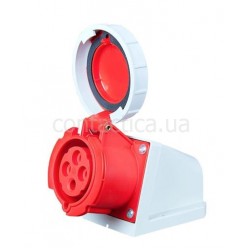 Розетка панельная 32A 4p 6h IP67