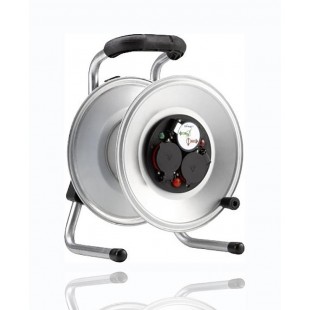 Кабельный барабан металлический на 3 или 4 schuko +термопр. IP44 (HEDI) HEDI