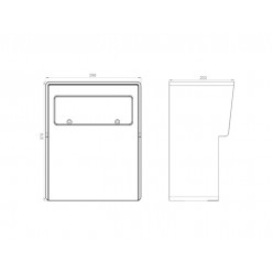 Розподільний електрощит настінний, арт. 0240007