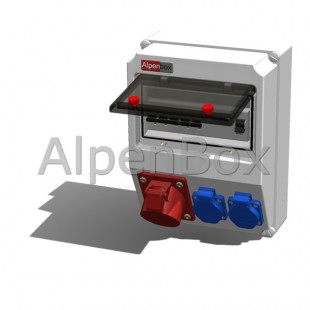 Розподільний електрощит настінний, арт. 0010002 Alpenbox