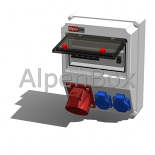 Розподільний електрощит настінний, арт. 0010014 Alpenbox