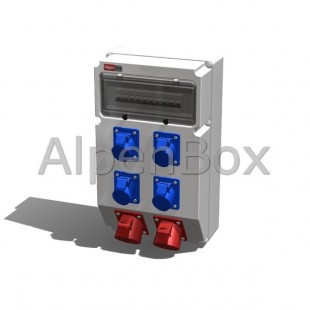 Розподільний електрощит настінний, арт. 0040019 Alpenbox
