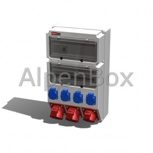 Розподільний електрощит настінний, арт. 0050003 Alpenbox
