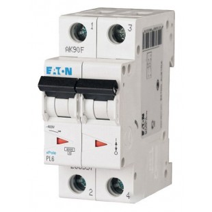 Автомат (пакетник) Eaton PL6-C40/2 Eaton (Moeller)