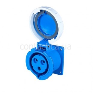 Розетка фланцева 32A 3p 6h IPX7 PC Electric