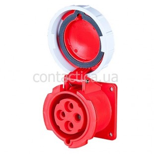 Розетка фланцева 32A 4p 3h IP67 PC Electric