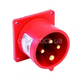 Вилка фланцева 16A 4p 6h PC Electric