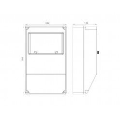 Розподільний електрощит настінний, арт. 0020001