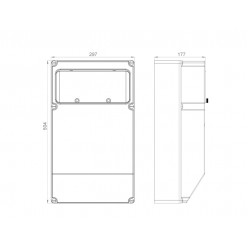 Розподільний електрощит настінний, арт. 0040010