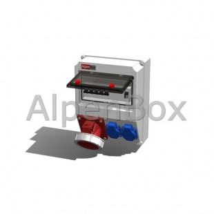 Розподільний електрощит настінний, арт. 0010035 Alpenbox