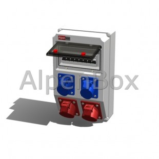 Розподільний електрощит настінний, арт. 0020011 Alpenbox