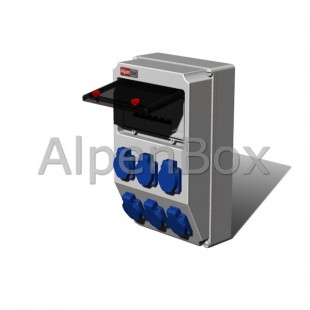 Розподільний електрощит настінний, арт. 0020021 Alpenbox