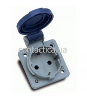 Розетка Schuko 16A з кришкою IP44  арт. 13950