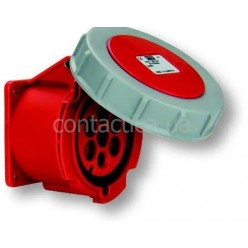 Розетка фланцева 32A 7p 6h IPX7