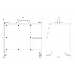 Розподільний електрощит переносний, арт. 0320006