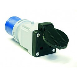 Адаптер с вилкой силовой CEE на розетку SCHUKO стандарт britisch