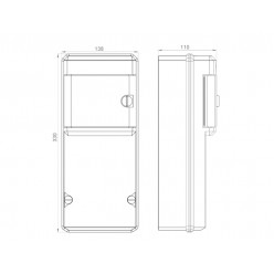 Розподільний електрощит настінний, арт. 0060005