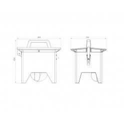 Розподільний електрощит переносний, арт. 0190001