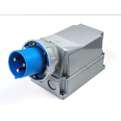 Вилки наcтенной установки 125A 3p 6h IP67 TWIST